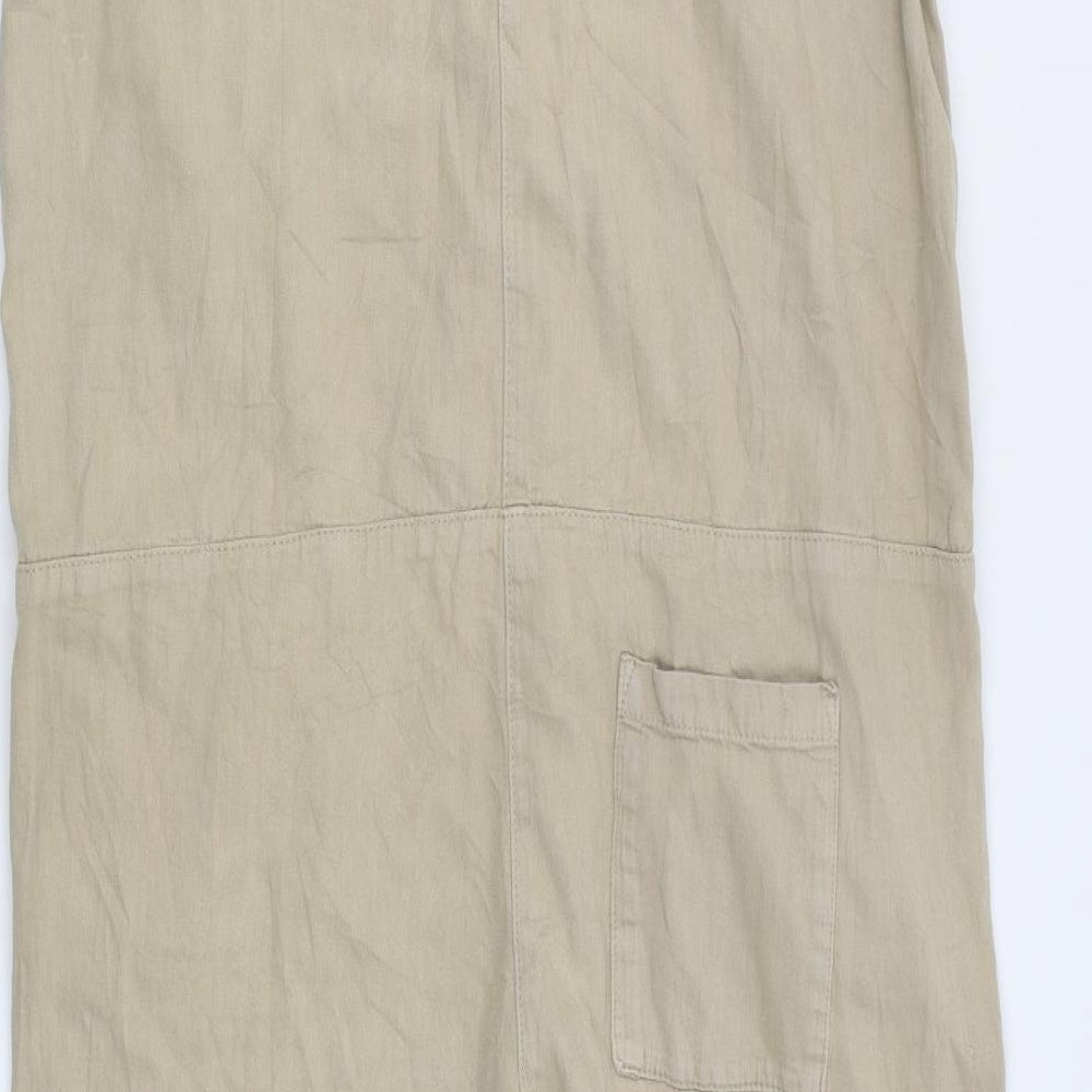 monkl Womens Beige   Jumpsuit One-Piece Size M L23 in