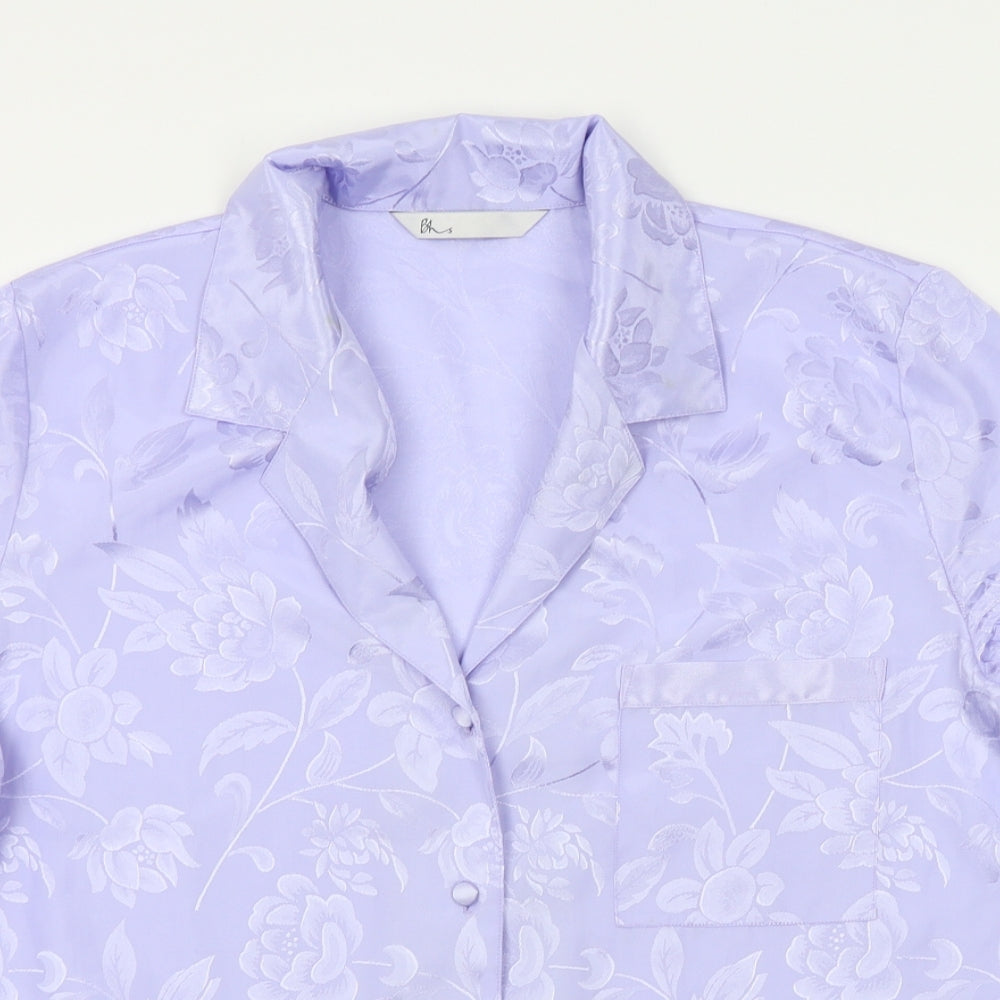 BHS Womens Purple Floral   Nightshirt Size 12