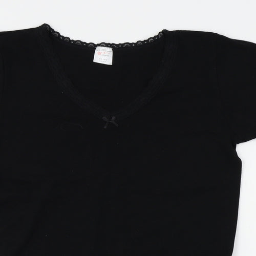 la marquise Womens Black    Nightshirt Size 14