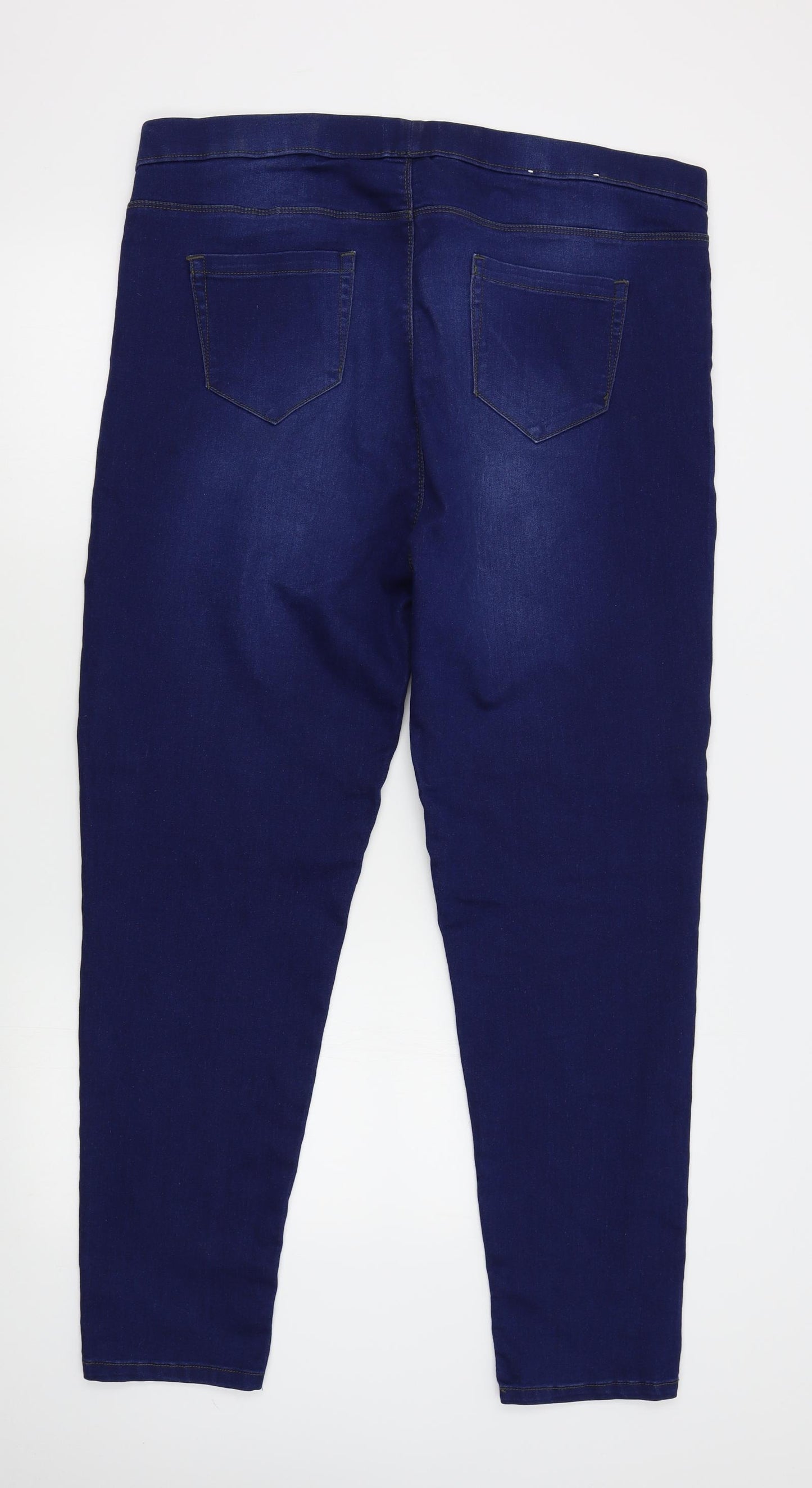 Peacocks Womens Blue   Jegging Jeans Size 20 L29 in
