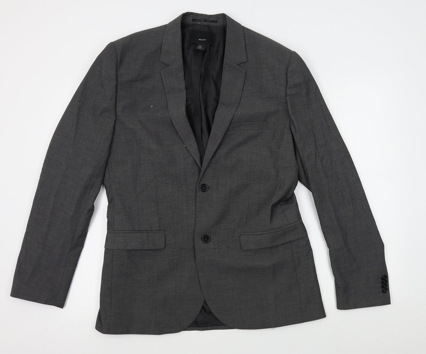 H&M Mens Grey   Jacket Blazer