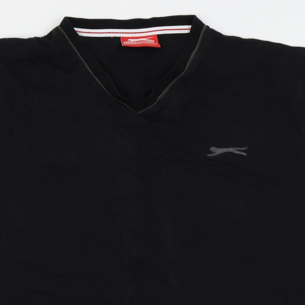 Slazenger Mens Black    T-Shirt Size M