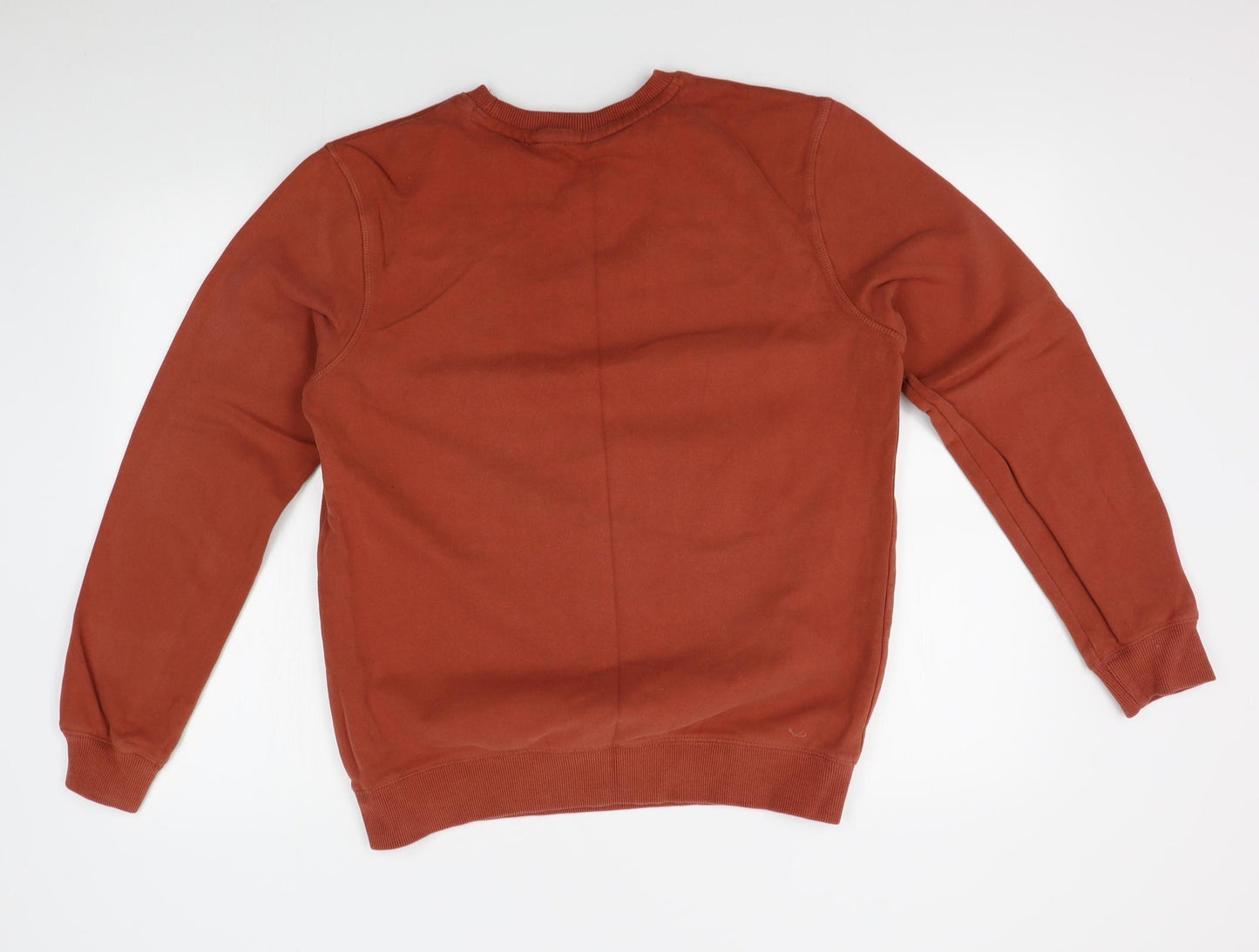 Nutmeg Mens Orange   Pullover Jumper Size M
