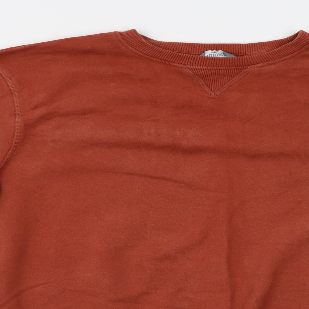 Nutmeg Mens Orange   Pullover Jumper Size M