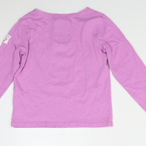 Lazy Jacks Girls Purple   Basic T-Shirt Size 5-6 Years