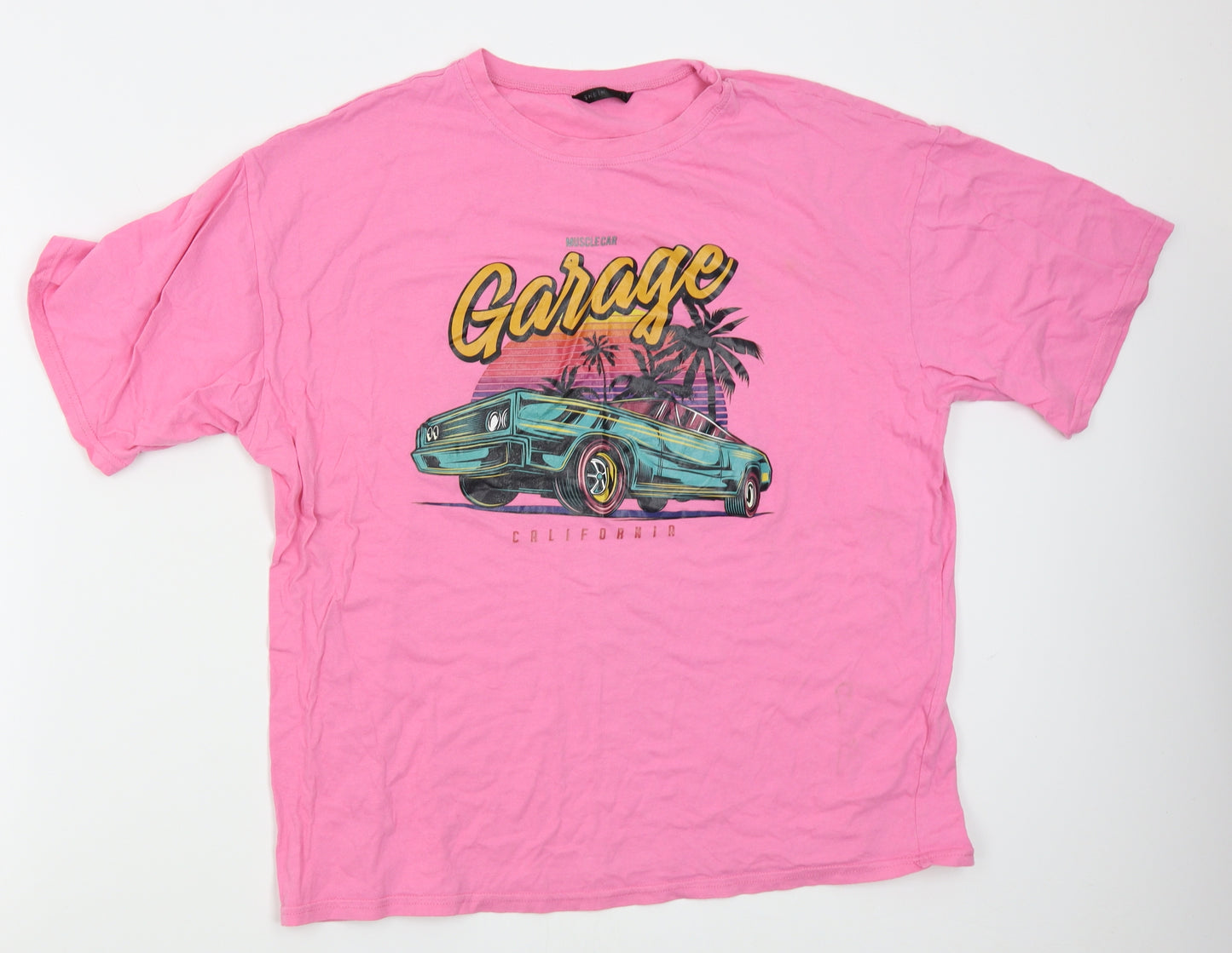 SheIn Mens Pink    T-Shirt Size M