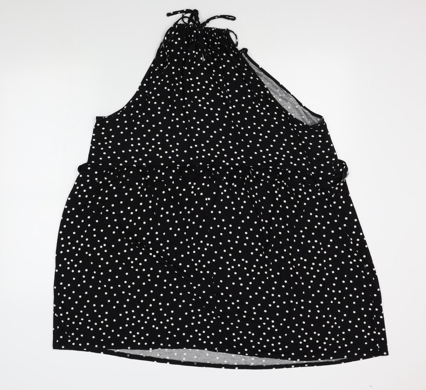 George Womens Black Polka Dot  A-Line  Size XL