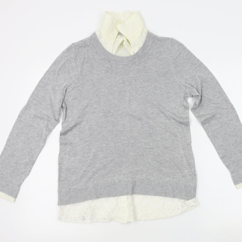 George Womens Grey   Pullover Jumper Size 12
