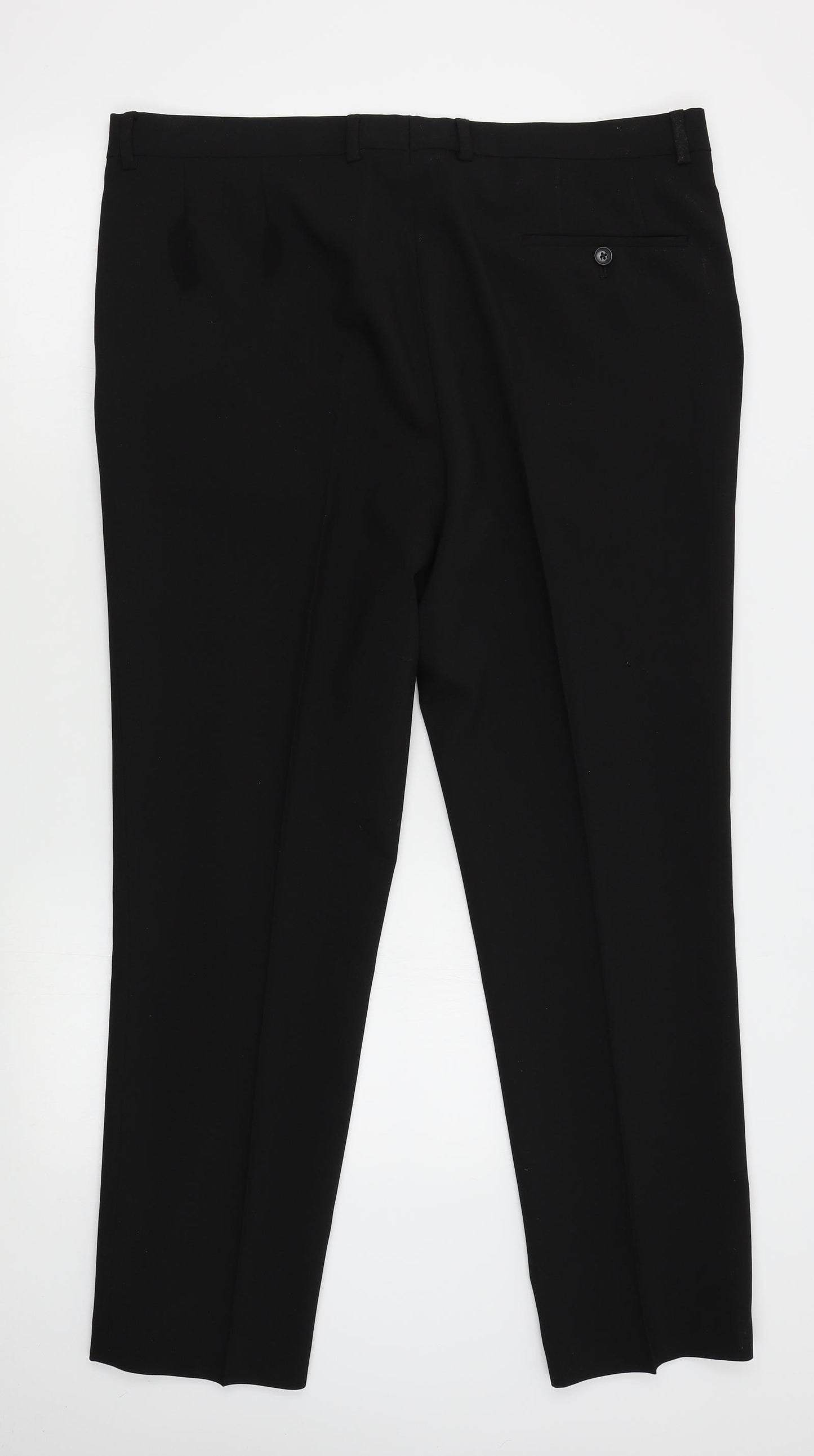 Matalan Mens Black   Trousers  Size 36 L31 in