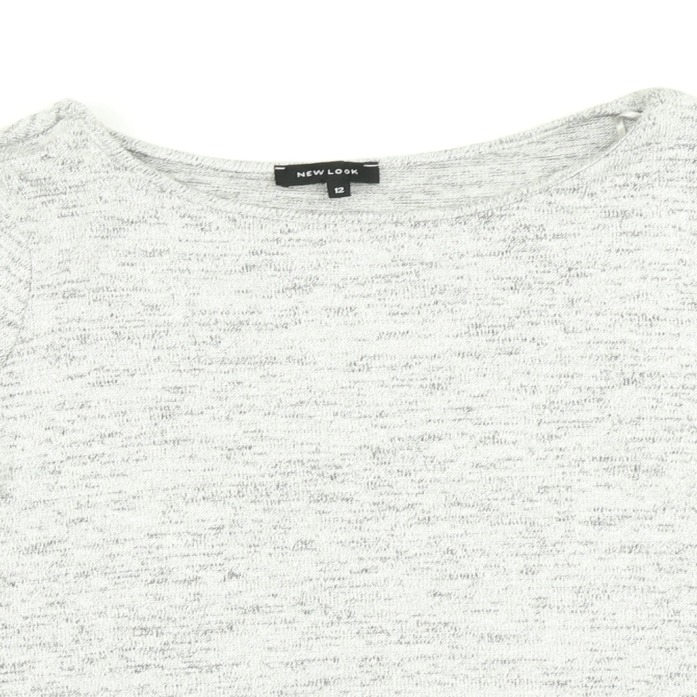 newlook Womens Grey   Basic T-Shirt Size 12