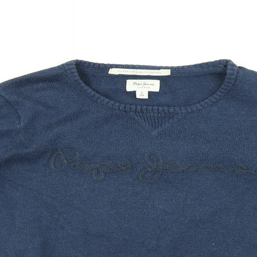 Pepe Jeans Boys Blue   Pullover Jumper Size 6 Years