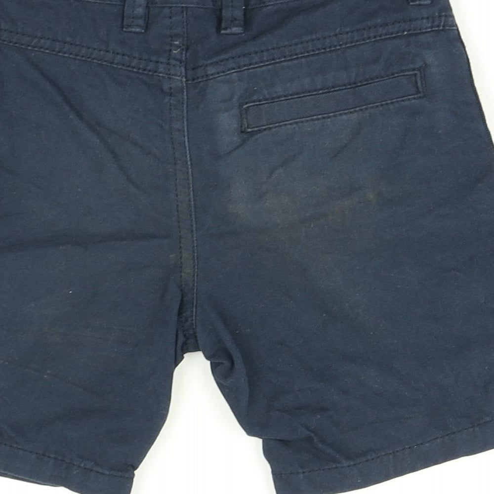 Threadboys Girls Blue Striped   Shorts Size 5-6 Years