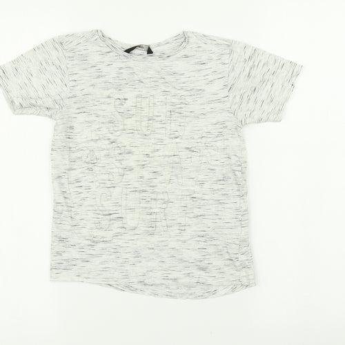 George Boys Grey   Basic T-Shirt Size 5-6 Years