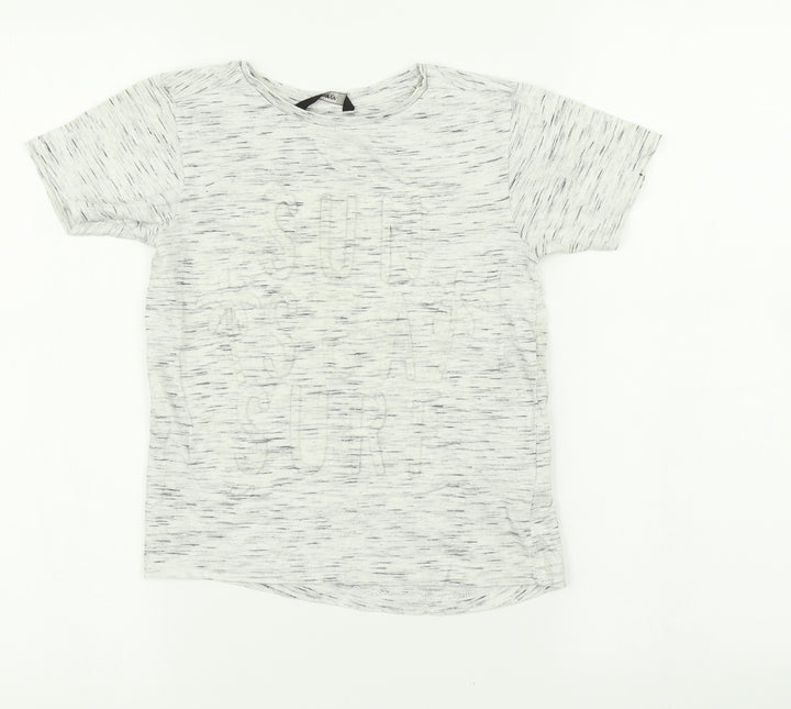 George Boys Grey   Basic T-Shirt Size 5-6 Years