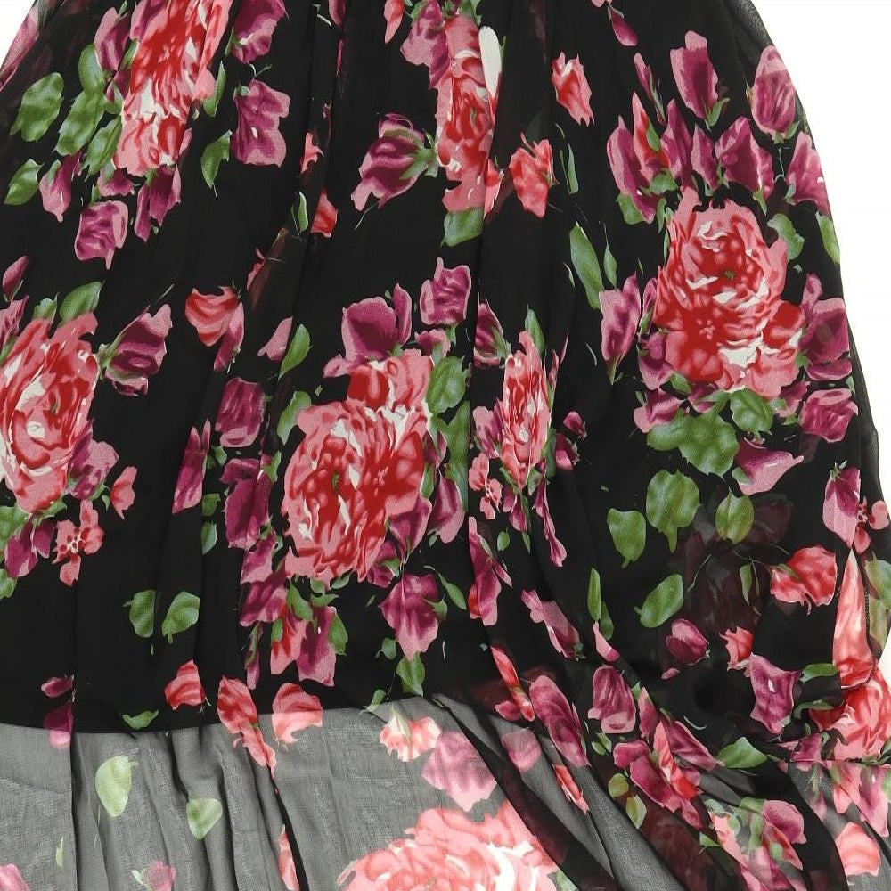 AX Womens Multicoloured Floral  Fit & Flare  Size 10