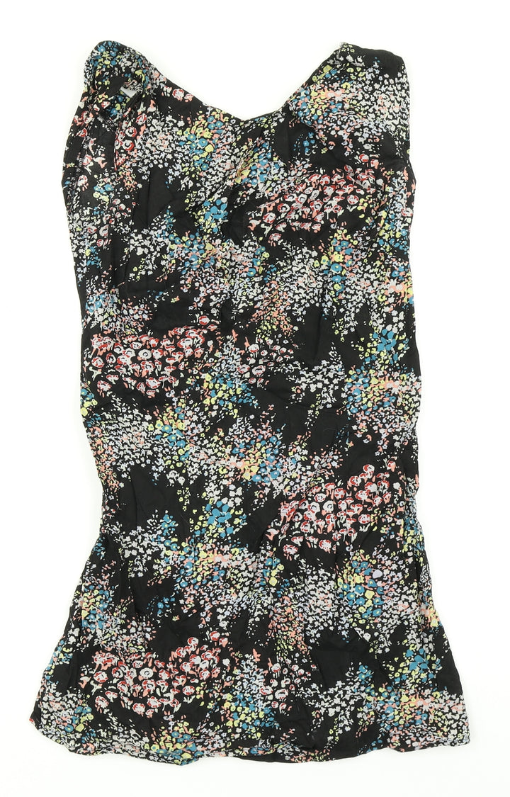 Warehouse Womens Multicoloured Floral Mini Size 10
