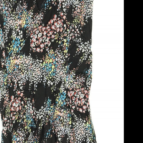 Warehouse Womens Multicoloured Floral  Mini  Size 10