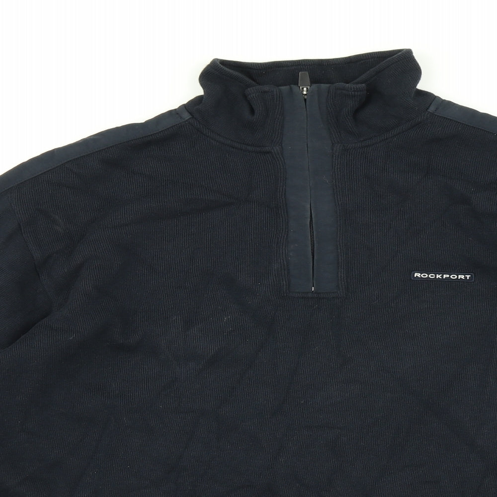 Rockport Mens Blue   Pullover Jumper Size L