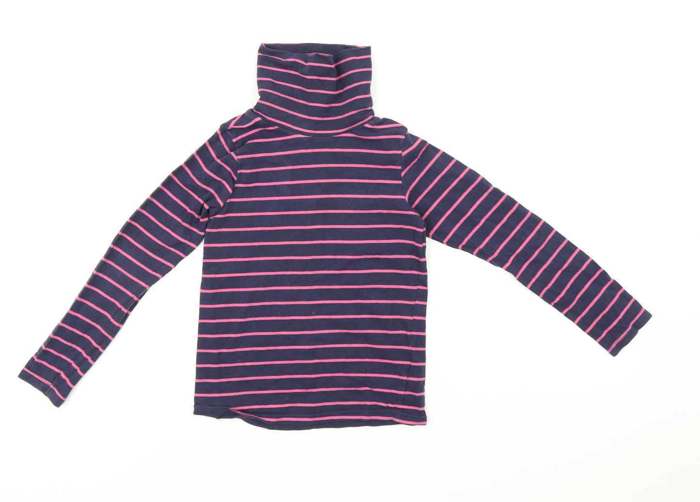 H&M Girls Multicoloured Striped  Basic T-Shirt Size 7-8 Years