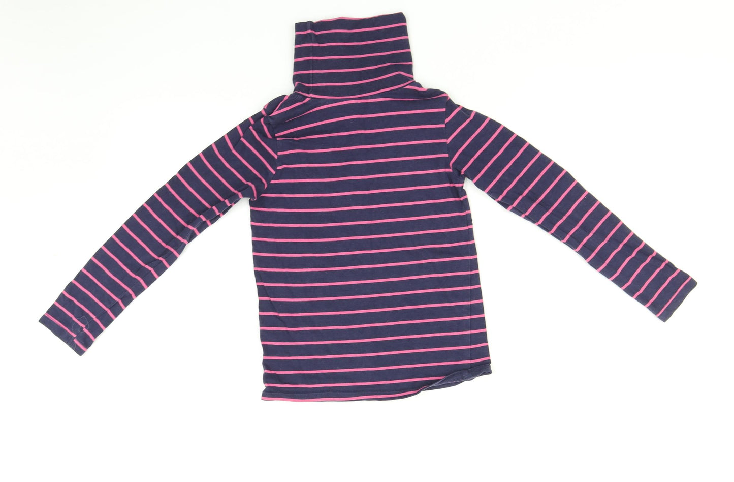 H&M Girls Multicoloured Striped  Basic T-Shirt Size 7-8 Years