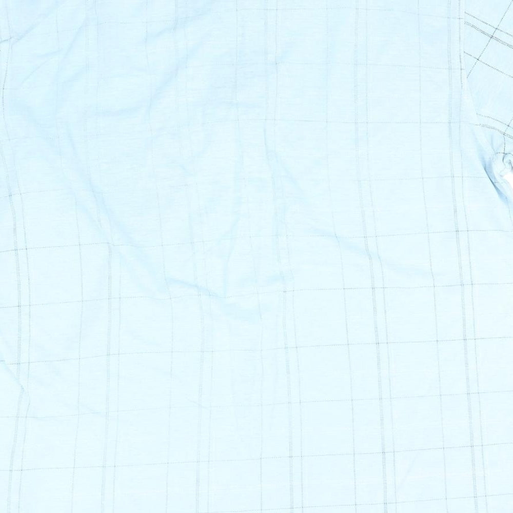 Avenue  Mens Blue Check   Polo Size M