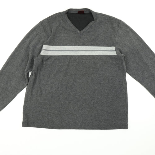 Burton Mens Grey   Pullover Jumper Size M