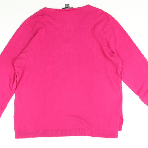 Atmosphere Womens Pink   Pullover Sweatshirt Size 20