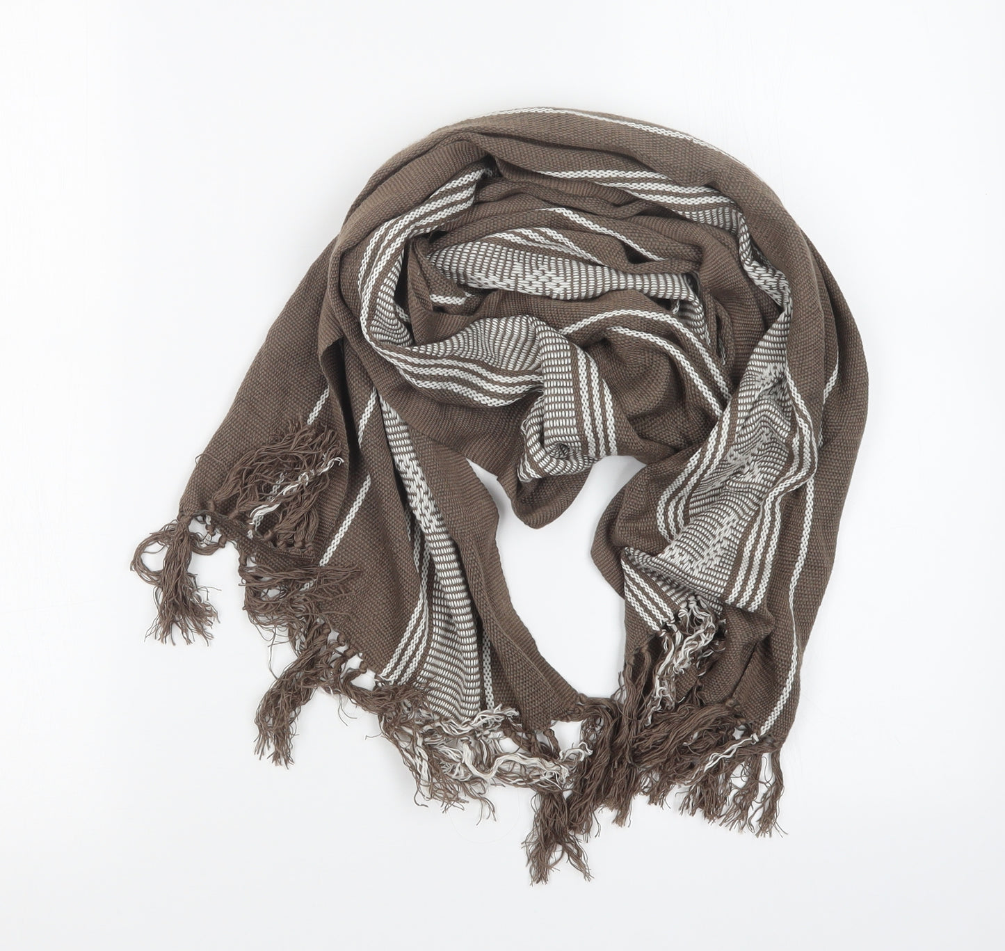 Preworn Womens Brown  Knit  Scarf