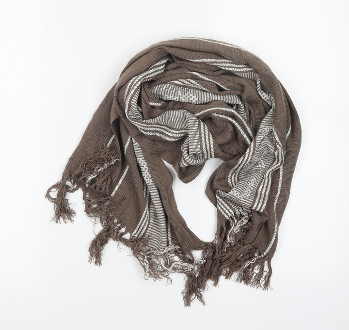 Preworn Womens Brown  Knit  Scarf