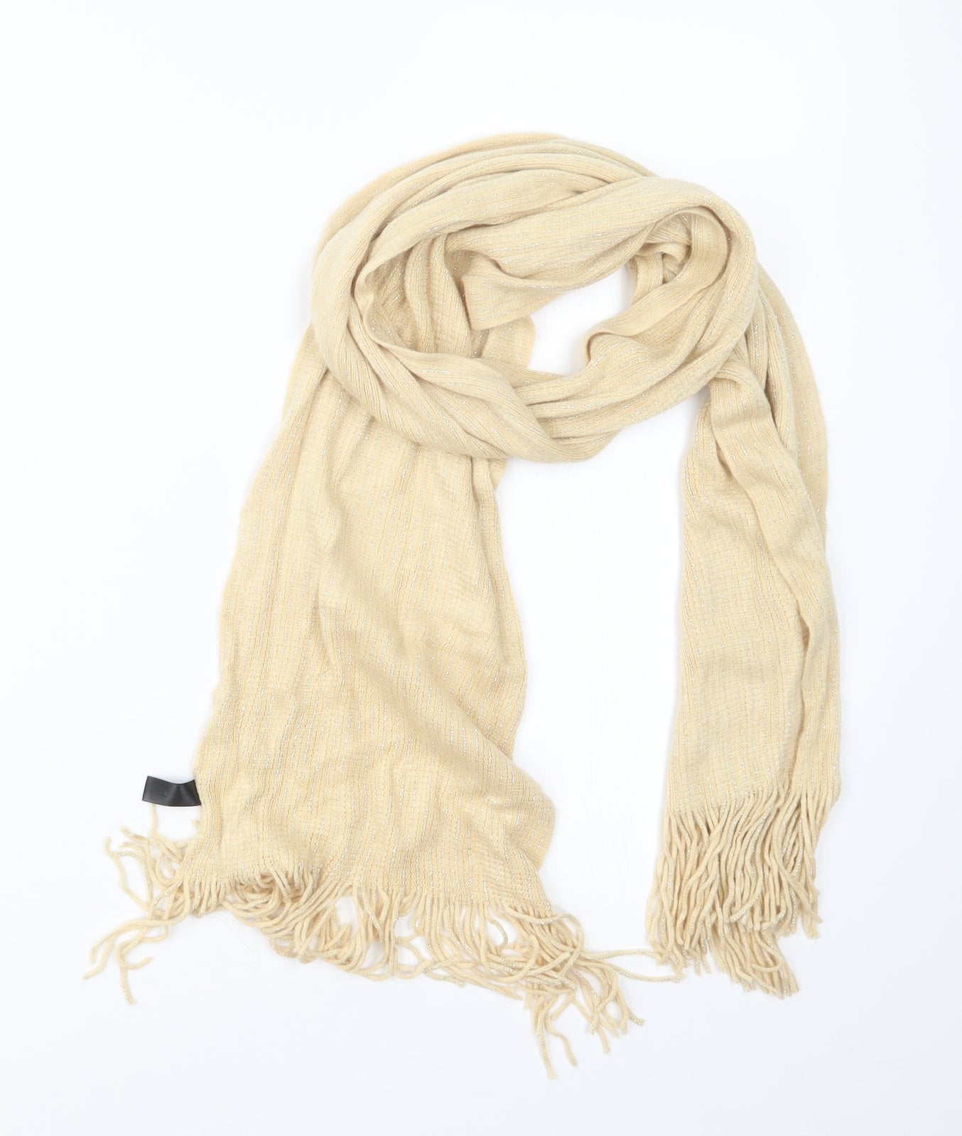Preworn Womens Ivory  Knit  Scarf