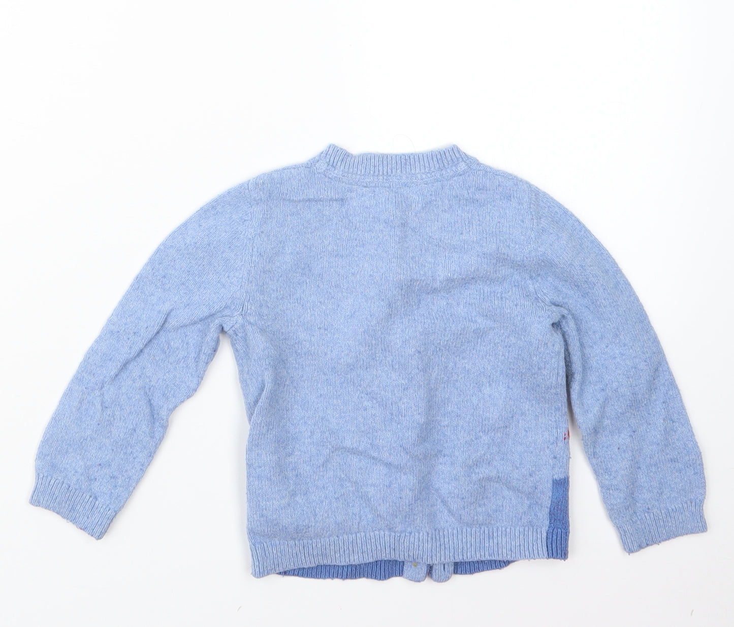 Baby Boden Girls Blue  Knit Cardigan Jumper Size 18-24 Months
