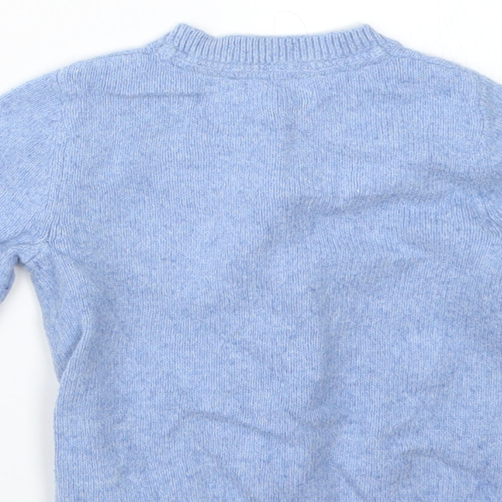 Baby Boden Girls Blue  Knit Cardigan Jumper Size 18-24 Months