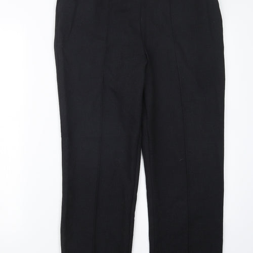 Papaya Womens Black   Trousers  Size 10 L28 in