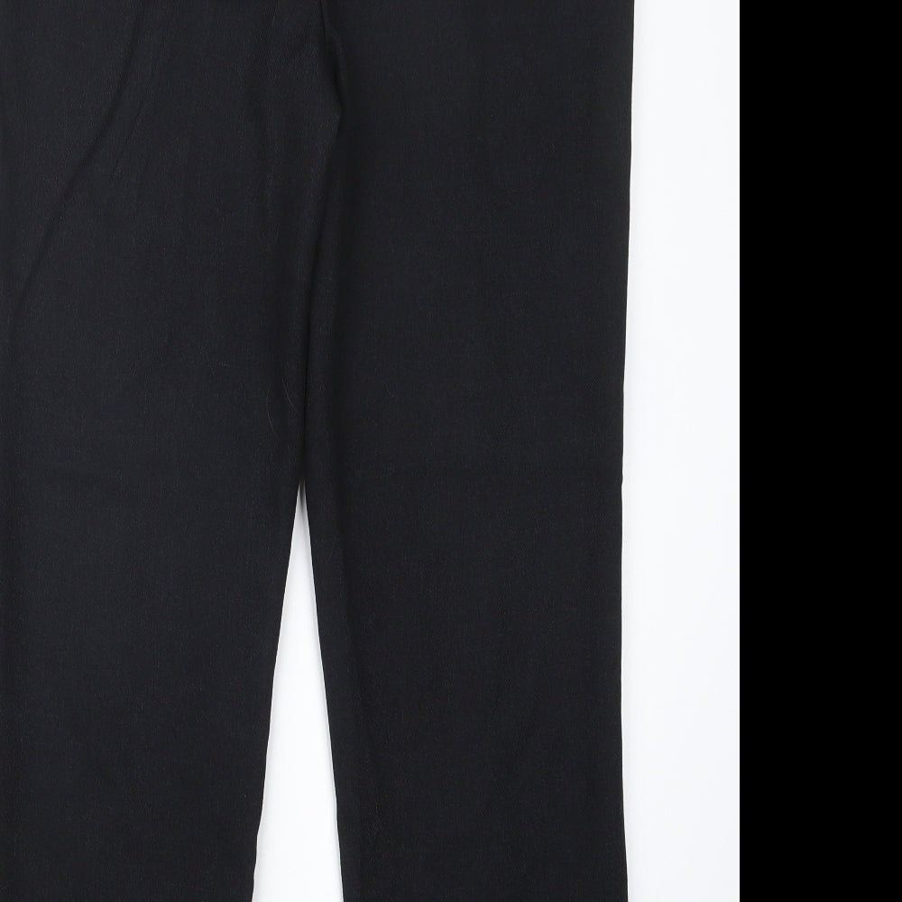 Papaya Womens Black   Trousers  Size 10 L28 in