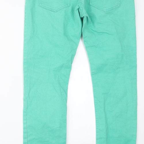 Divided by H&M Womens Green  Denim Straight Jeans Size 31 in L30 in