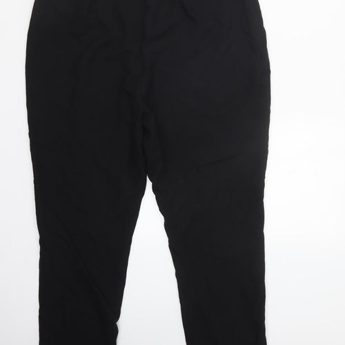 F&F Womens Black   Trousers  Size 14 L27.5 in