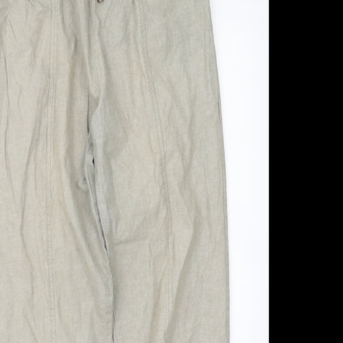 EWM Womens Green   Trousers  Size 10 L28 in