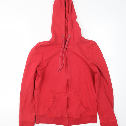 F&F Womens Red   Full Zip Hoodie Size 12