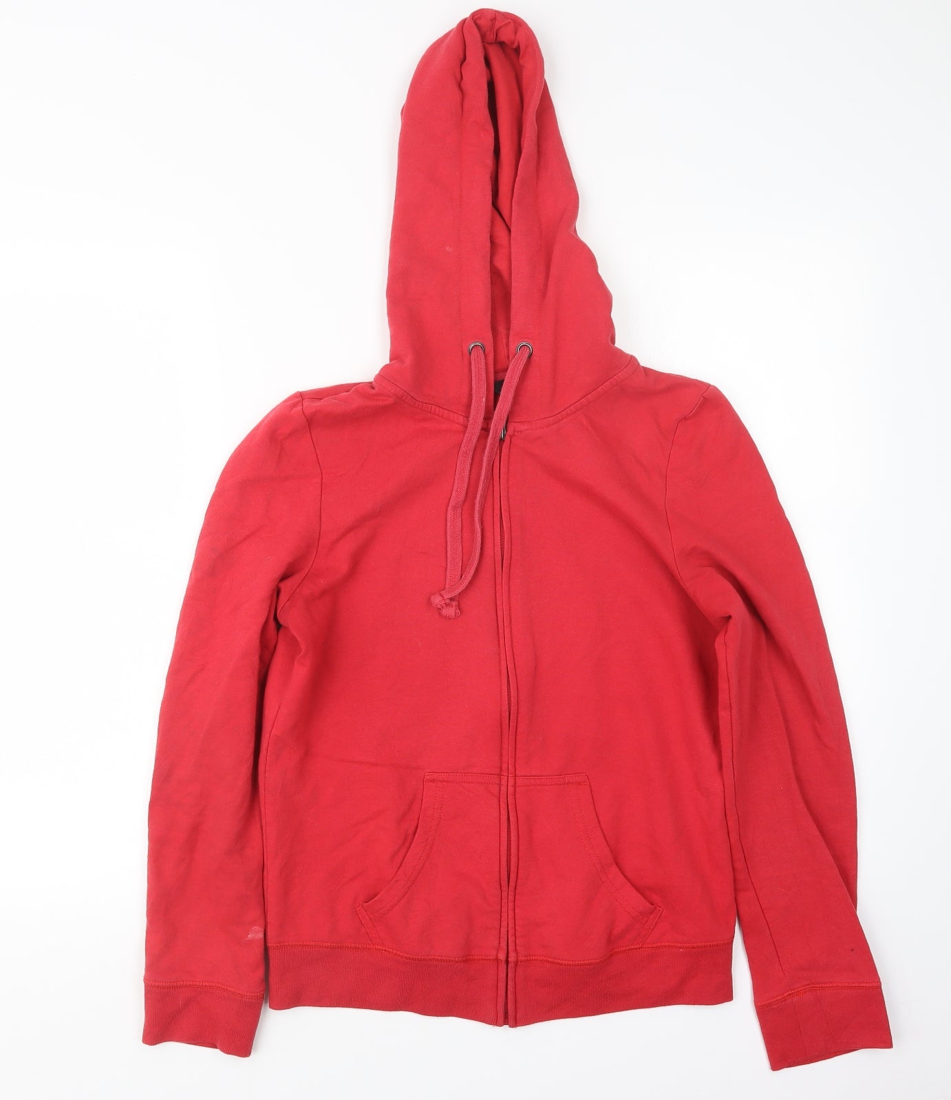 F&F Womens Red   Full Zip Hoodie Size 12