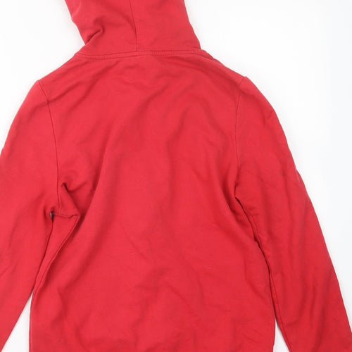 F&F Womens Red   Full Zip Hoodie Size 12