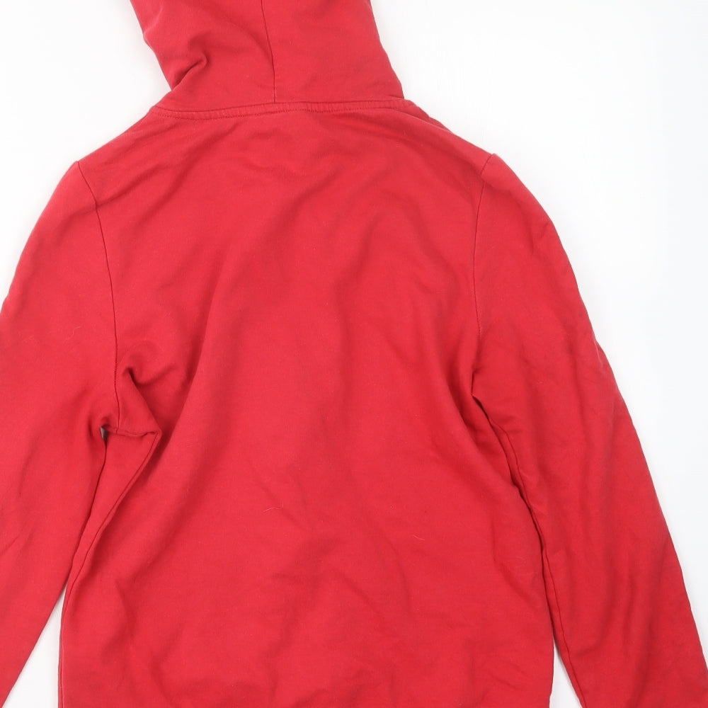 F&F Womens Red   Full Zip Hoodie Size 12
