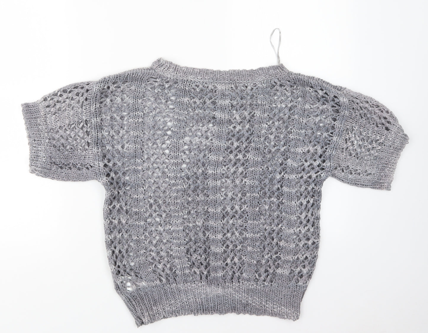 Marks and Spencer Womens Grey  Knit Pullover Jumper Size 12