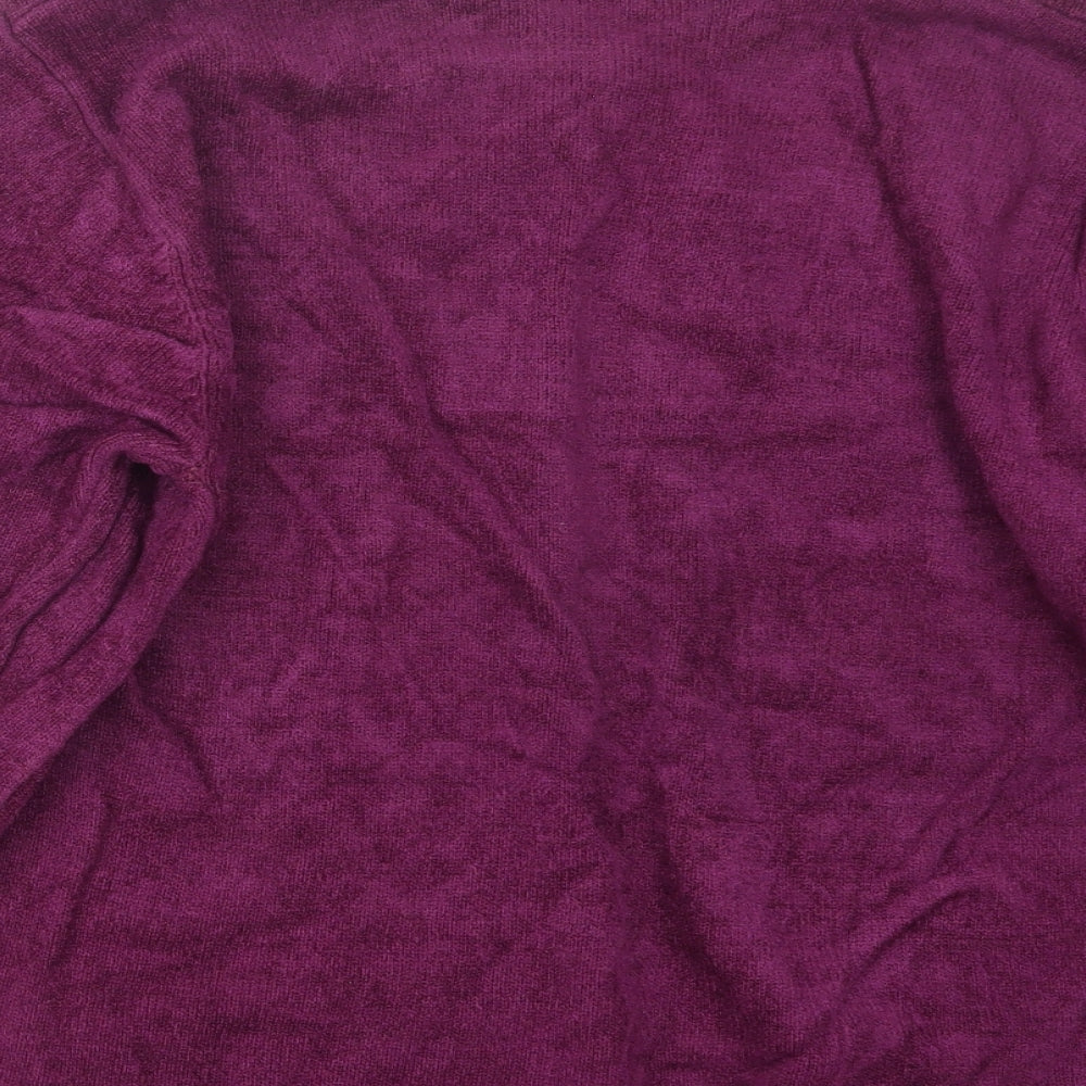 Avant Garde Womens Purple  Knit Cardigan Jumper Size M