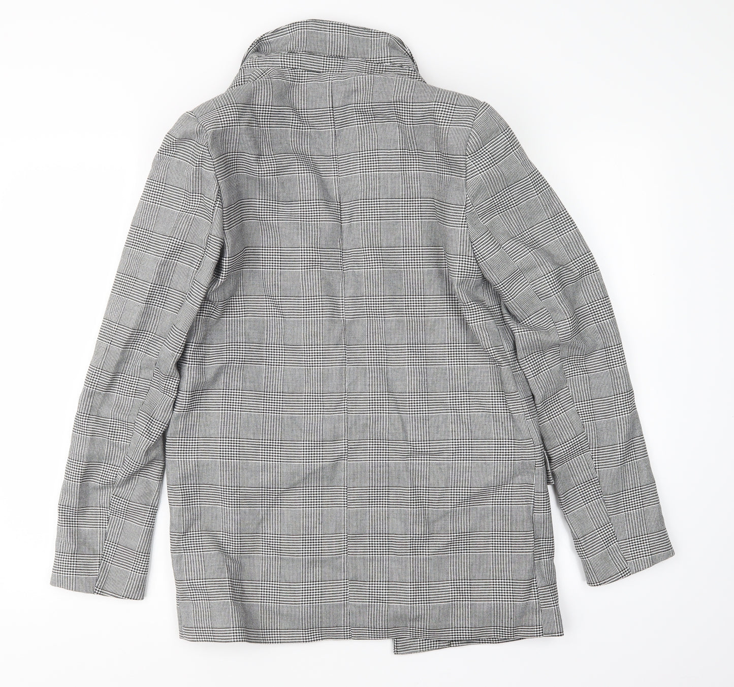 New Look Womens Black Houndstooth  Jacket  Size 8