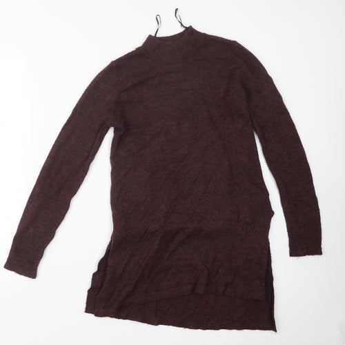 H&M Womens Purple  Knit Pullover Jumper Size XS