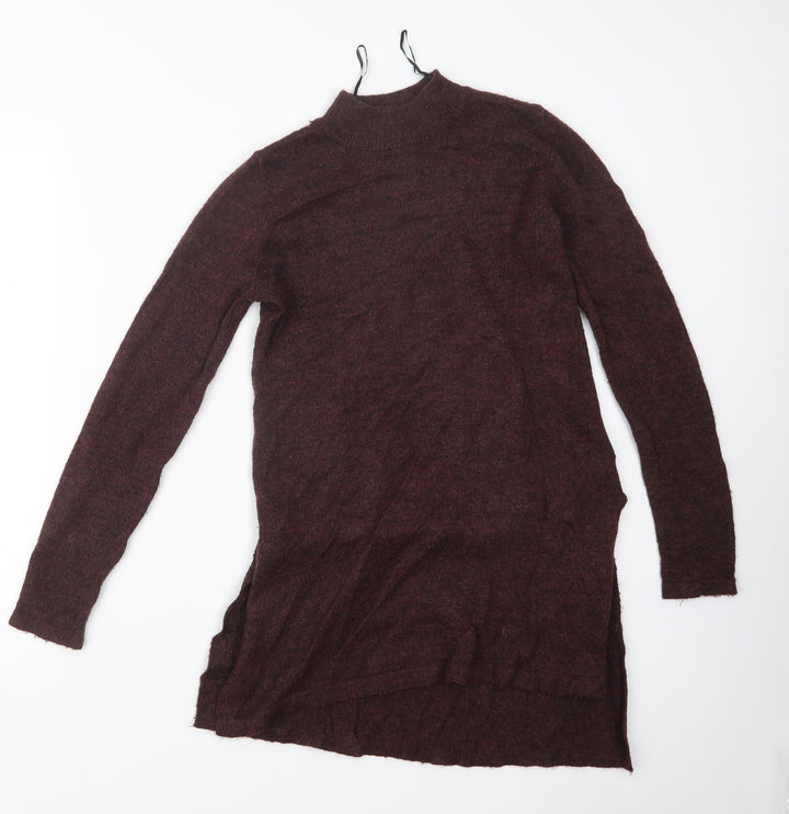 H&M Womens Purple Knit Pullover Jumper Size XS