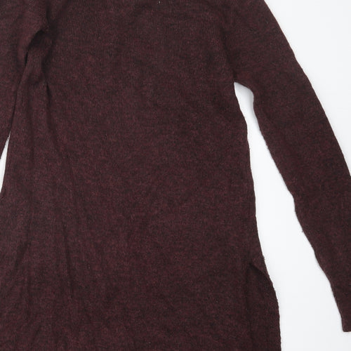 H&M Womens Purple  Knit Pullover Jumper Size XS