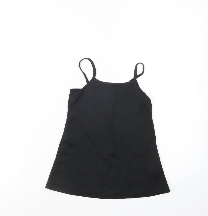 NEXT Girls Black Basic T-Shirt Size 3 Years