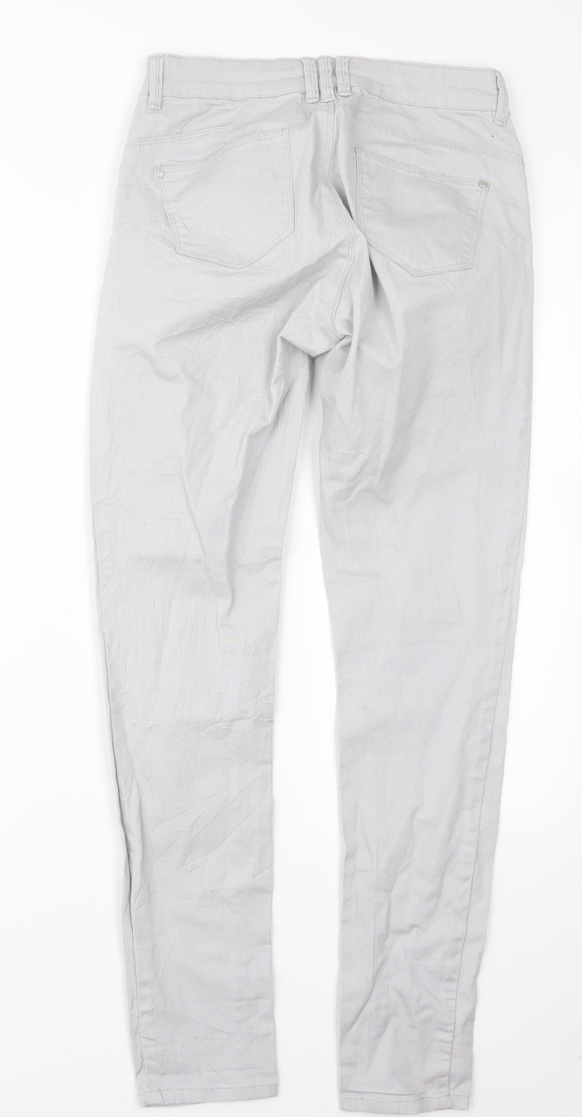Terranova Womens Grey  Denim Straight Jeans Size S L30 in