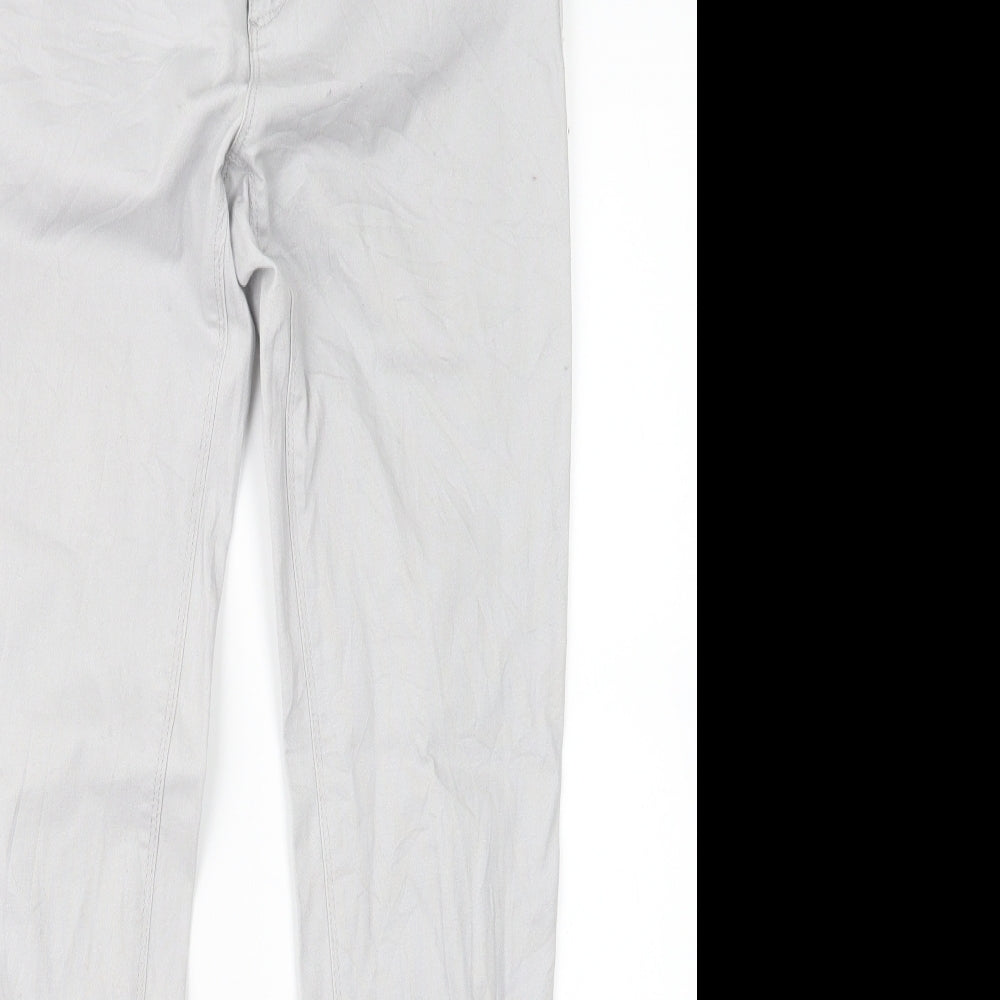 Terranova Womens Grey  Denim Straight Jeans Size S L30 in